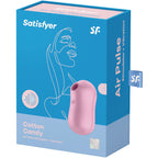 SATISFYER - LILAC COTTON SUGAR AIR STIMULATOR AND VIBRATOR