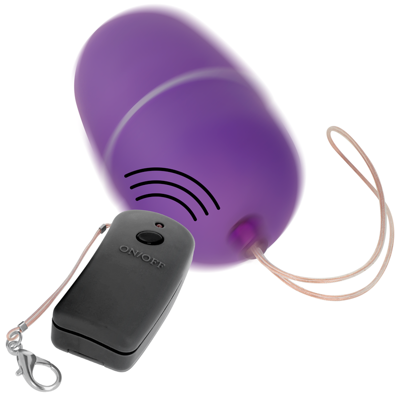 ONLINE - PURPLE VIBRATING EGG WITH REMOTE CONTROL