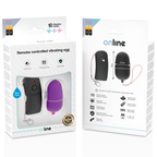 ONLINE - PURPLE VIBRATING EGG WITH REMOTE CONTROL