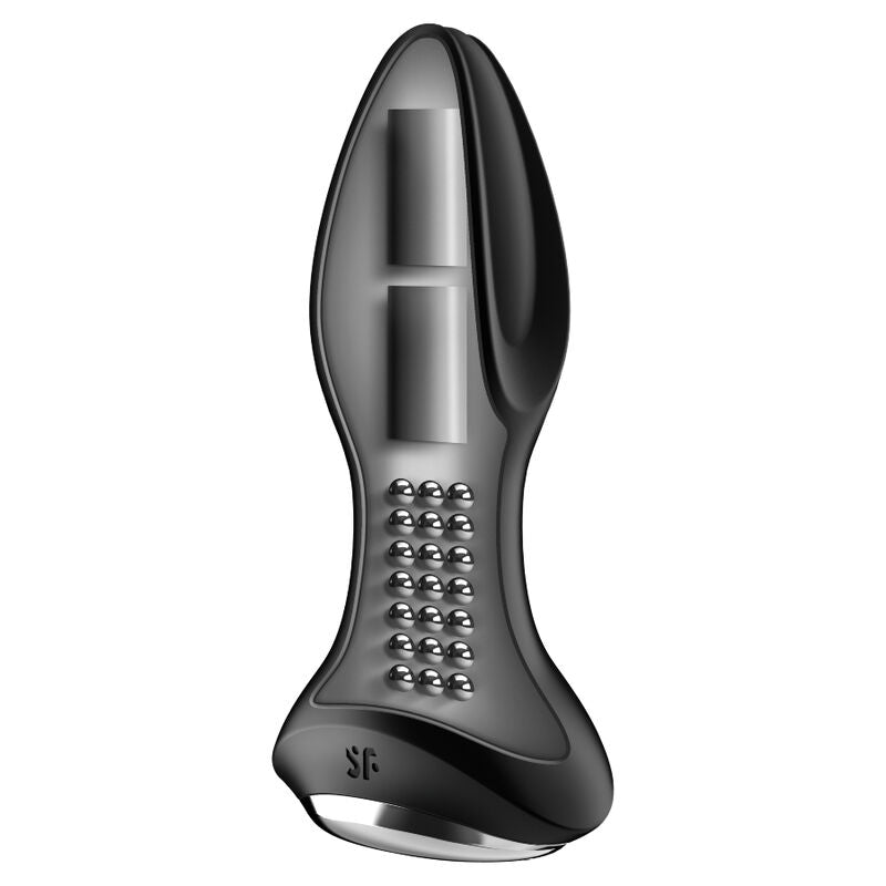 SATISFYER - ROTATOR PLUG 2+ APP VIBRANT PLUG NOIR