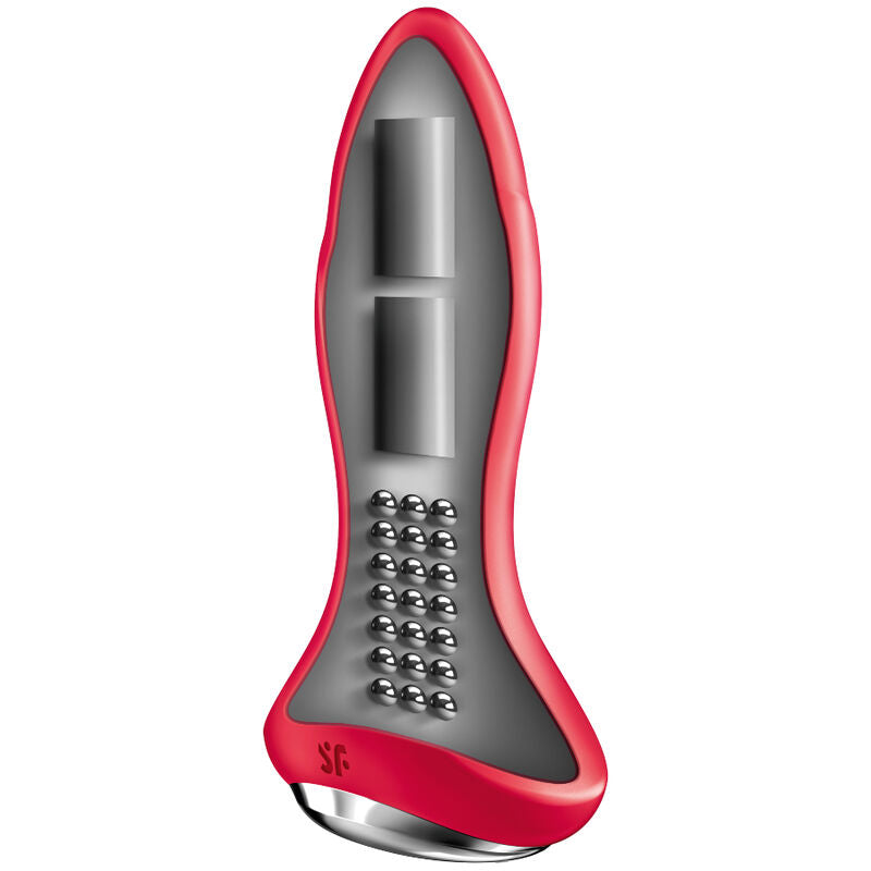 SATISFYER - ROTATOR PLUG 1+ APPLICATION DE PLAGE VIBRANTE ROUGE