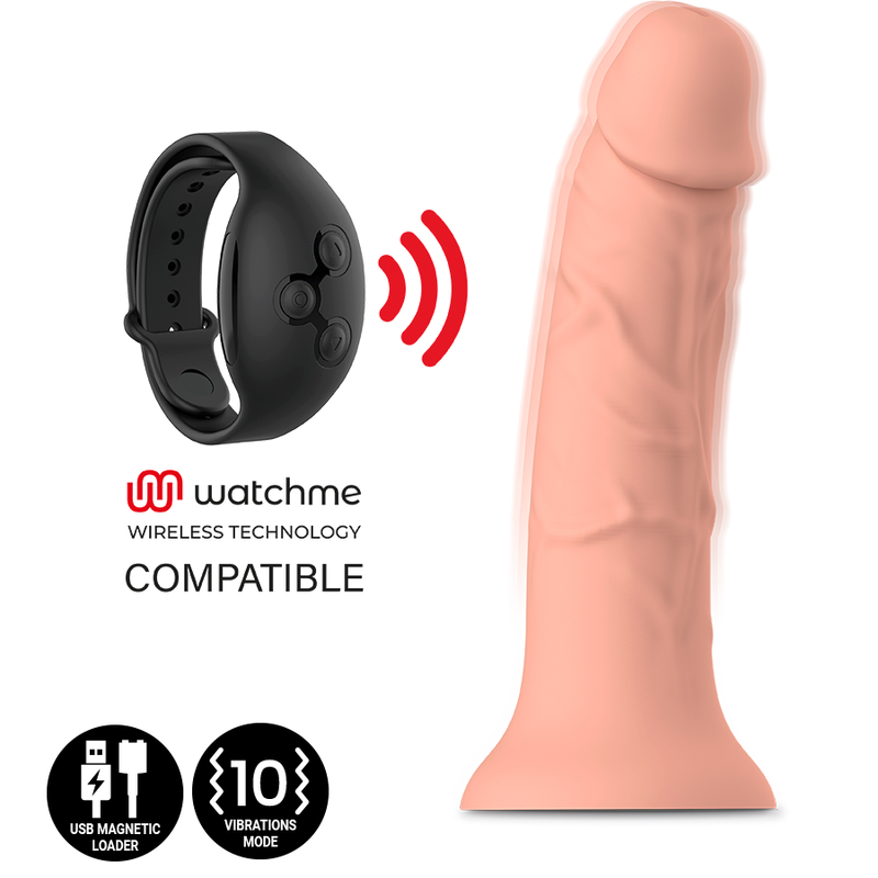 MYTHOLOGY - ASHER ORIGINAL DILDO M - VIBRATOR COMPATIBLE WITH WIRELESS WATCHME TECHNOLOGY