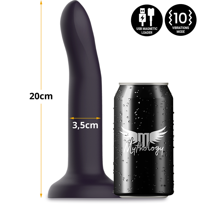 MYTHOLOGIE - DUMAN MYSTIC DILDO L - VIBRATEUR COMPATIBLE AVEC LA TECHNOLOGIE SANS FIL WATCHME