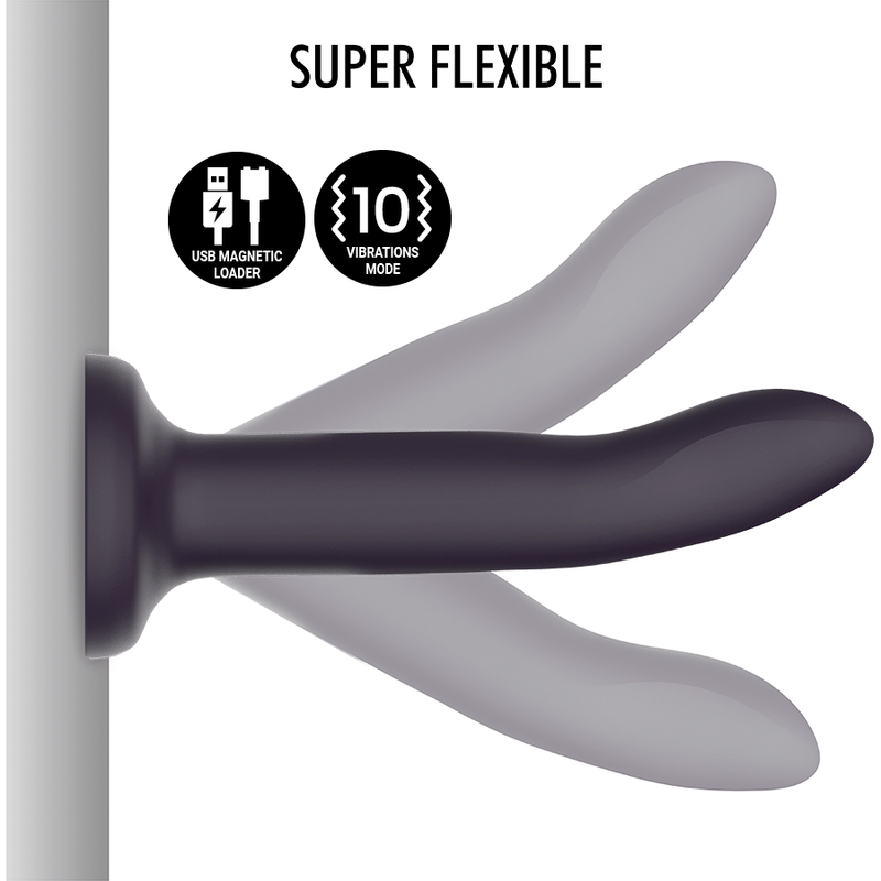 MYTHOLOGY - DUMAN MYSTIC DILDO L - VIBRATOR COMPATIBLE WITH WIRELESS TECHNOLOGY WATCHME