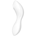 SATISFYER - VIBRATEUR ET STIMULATEUR CURVY TRINITY 5 BLANC