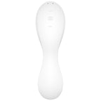 SATISFYER - VIBRATEUR ET STIMULATEUR CURVY TRINITY 5 BLANC