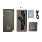 I JUST JOUE - HERA FLEX RABBIT VIBRATOR - BLACK