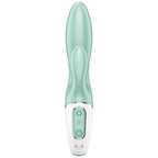 SATISFYER - APPLICATION VIBRATEUR LAPIN GONFLABLE AVEC POMPE À AIR LAPIN 5+ VERT