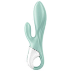 SATISFYER - APPLICATION VIBRATEUR LAPIN GONFLABLE AVEC POMPE À AIR LAPIN 5+ VERT