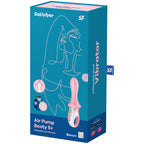 SATISFYER - VIBRATEUR ANAL GONFLABLE À POMPE À AIR BOOTY 5+ ROSE
