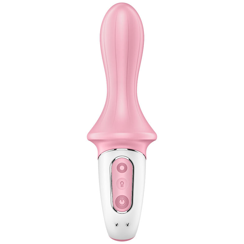 SATISFYER - VIBRATEUR ANAL GONFLABLE À POMPE À AIR BOOTY 5+ ROSE