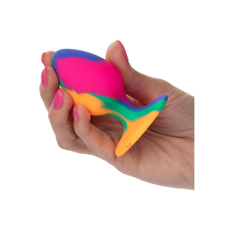 CALEXOTICS - PLUG ANAL TIE-DYE MOYEN CHEEKY