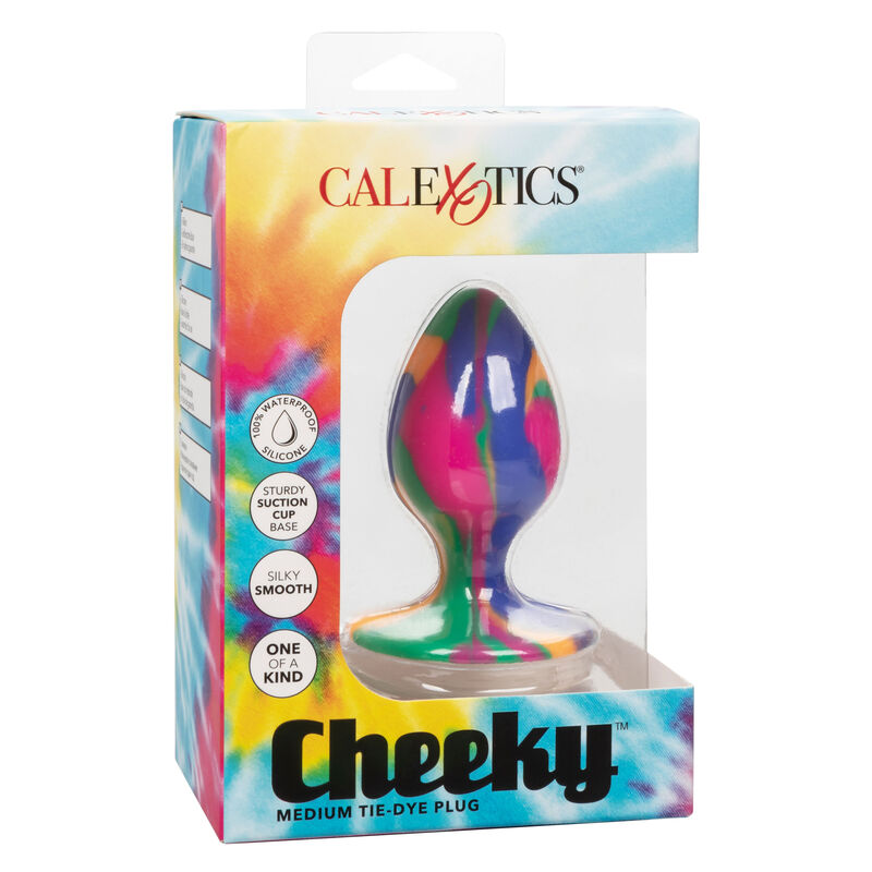 CALEXOTICS - PLUG ANAL TIE-DYE MOYEN CHEEKY