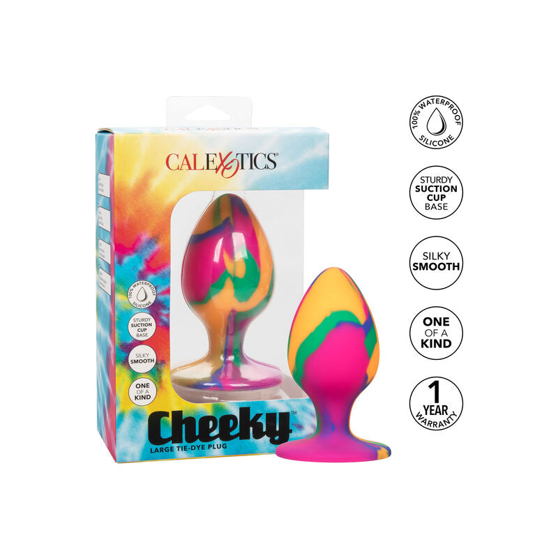 CALEXOTICS - PLUG ANAL TIE-DYE GRAND ET ÉCLATANT