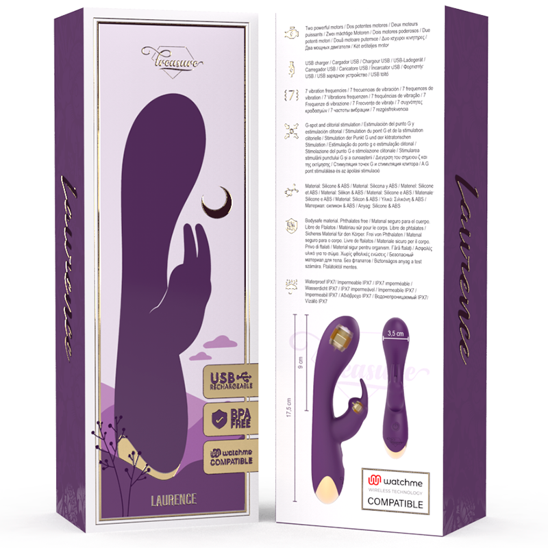TREASURE - LAURENCE RABBIT WATCHME WIRELESS VIBRATOR