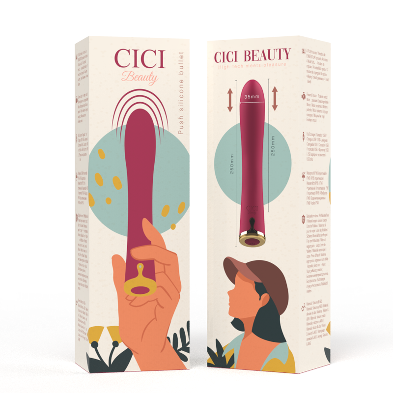 CICI BEAUTY - POUSSOIR EN SILICONE PREMIUM