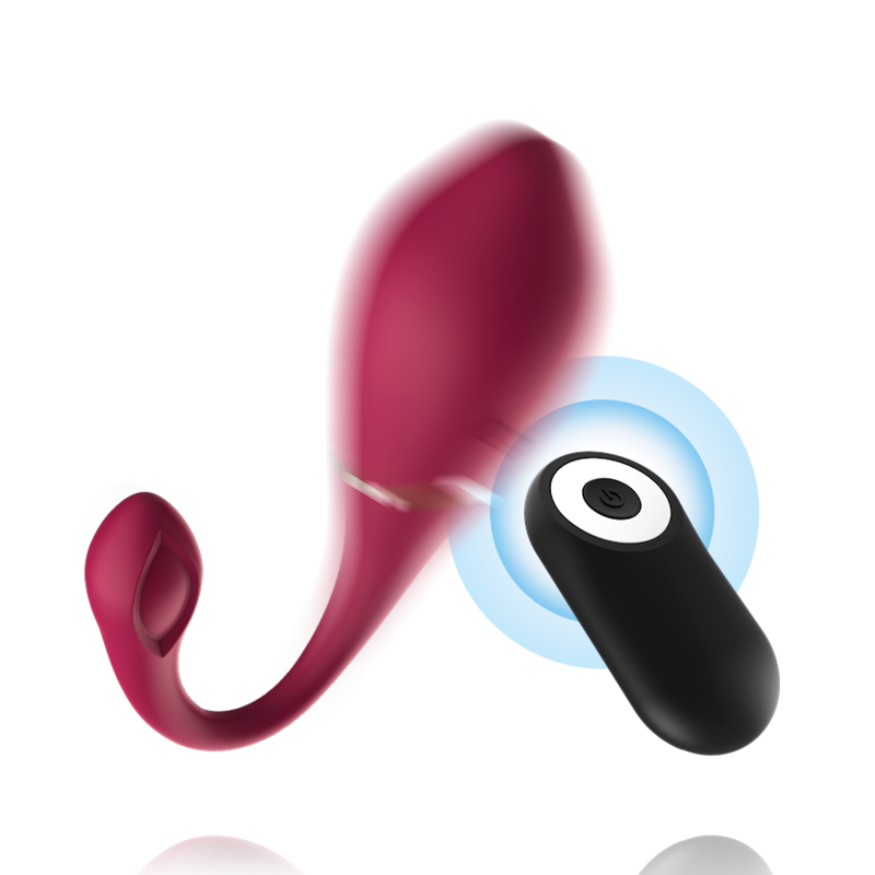 CICI BEAUTY - VIBRATEUR ŒUF EN SILICONE PREMIUM AVEC TÉLÉCOMMANDE