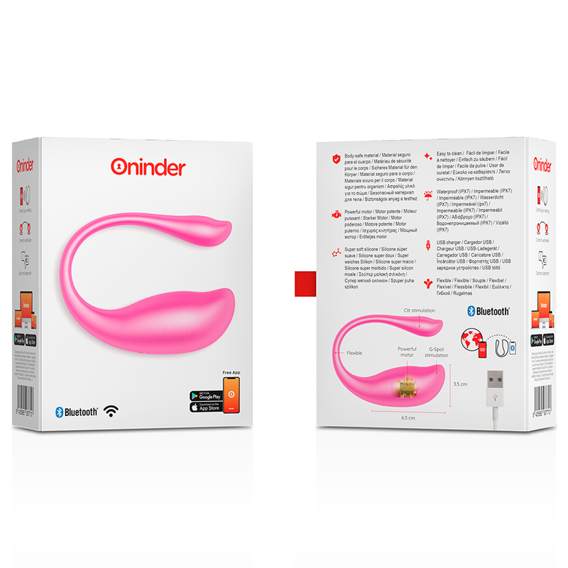 ONINDER - PINK NAIROBI VIBRATING EGG - FREE APP