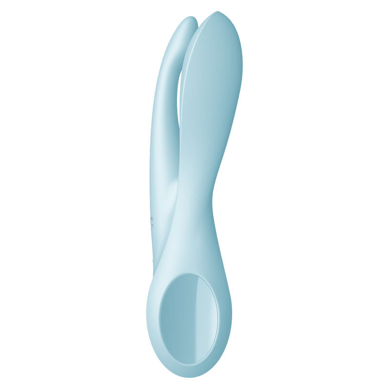 SATISFYER - THREESOME 1 VIBRATEUR BLEU