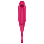 SATISFYER - STIMULATEUR ET VIBRATEUR À IMPULSIONS D'AIR PRO ROUGE TWIRLING