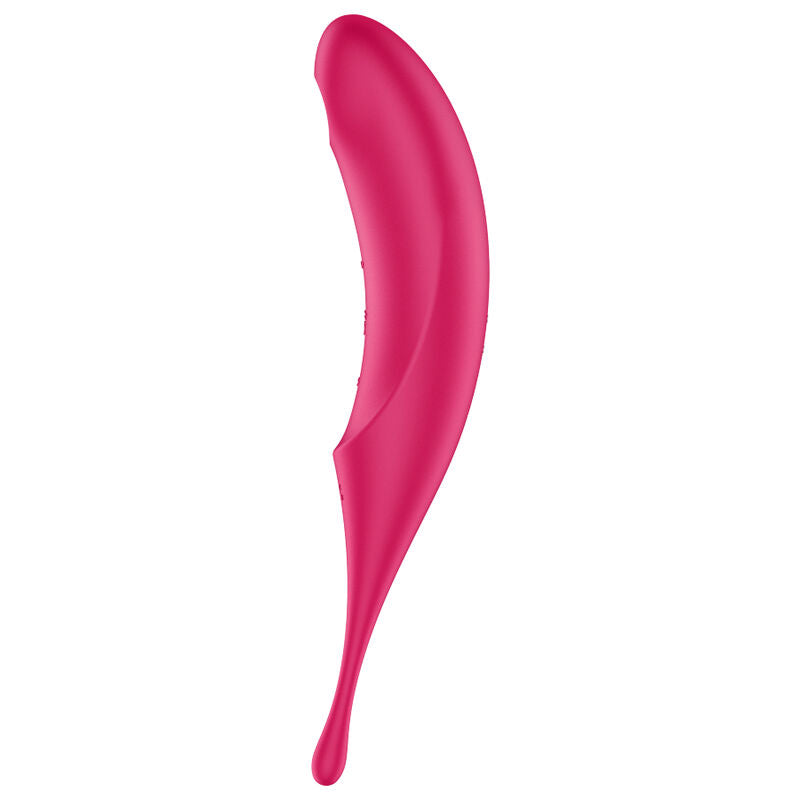 SATISFYER - STIMULATEUR ET VIBRATEUR À IMPULSIONS D'AIR PRO ROUGE TWIRLING