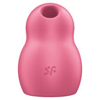 SATISFYER - PRO TO GO 1 DUAL STIMULATOR AND VIBRATOR RED
