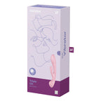 SATISFYER - TRIPLE OH HYBRIDE VIBRATION ROSE
