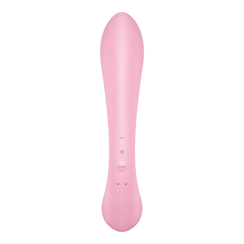 SATISFYER - TRIPLE OH HYBRIDE VIBRATION ROSE