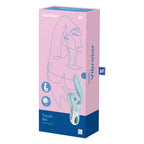 SATISFYER - TOUCH ME RABBIT VIBRATION BLEUE