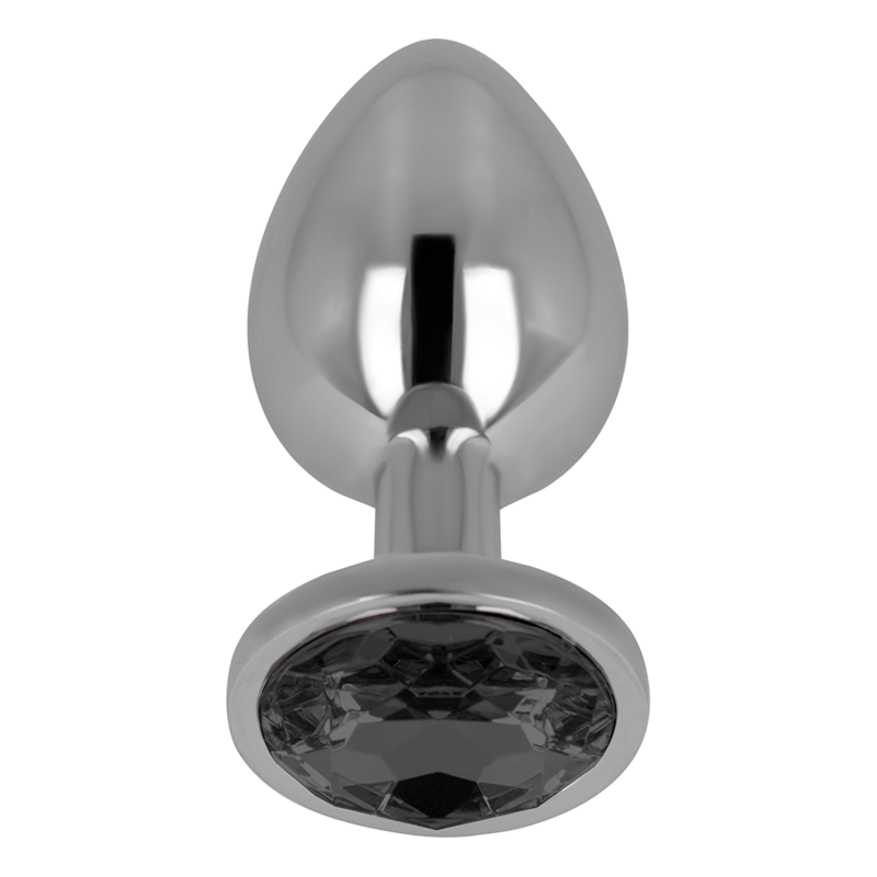 OHMAMA - PLUG ANAL EN CRISTAL NOIR DE 8 CM
