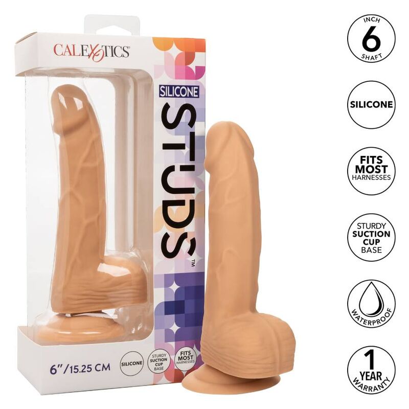 CALEXOTICS - Clous en silicone 15,24 cm pour cuir