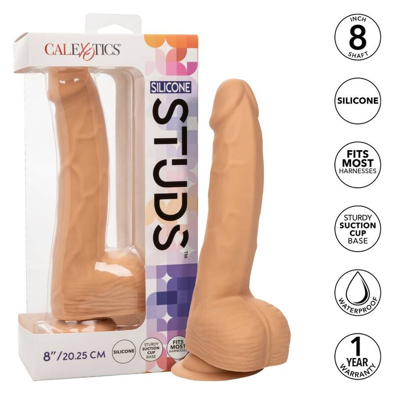 CALEXOTICS - Clous en silicone 20,32 cm pour cuir
