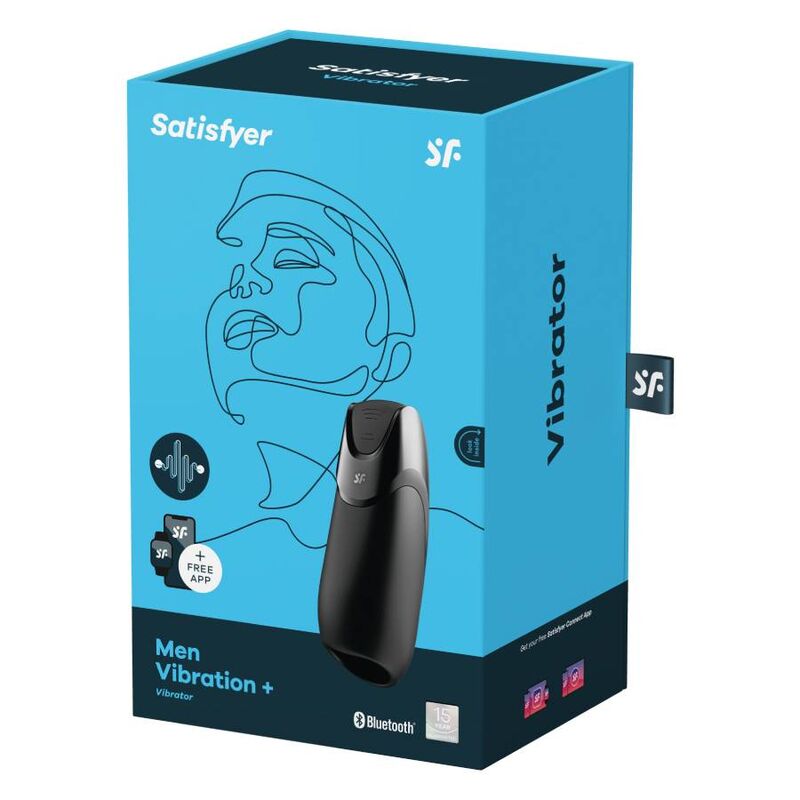 SATISFYER - VIBRATION HOMME+ NOIR