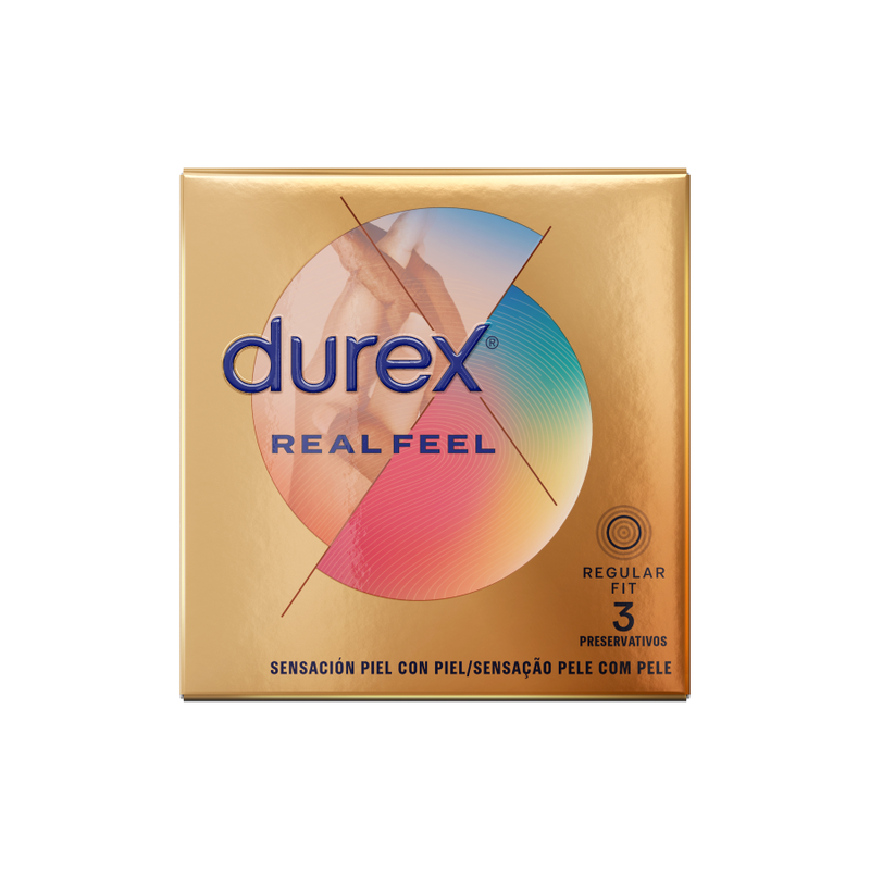 DUREX - PRÉSERVATIFS À SENSATION RÉELLE 3 UNITÉS