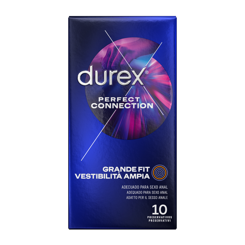 DUREX - JOINT DE JOINT PARFAIT EN SILICONE AVEC LUBRIFICATION SUPPLÉMENTAIRE 10 UNITÉS