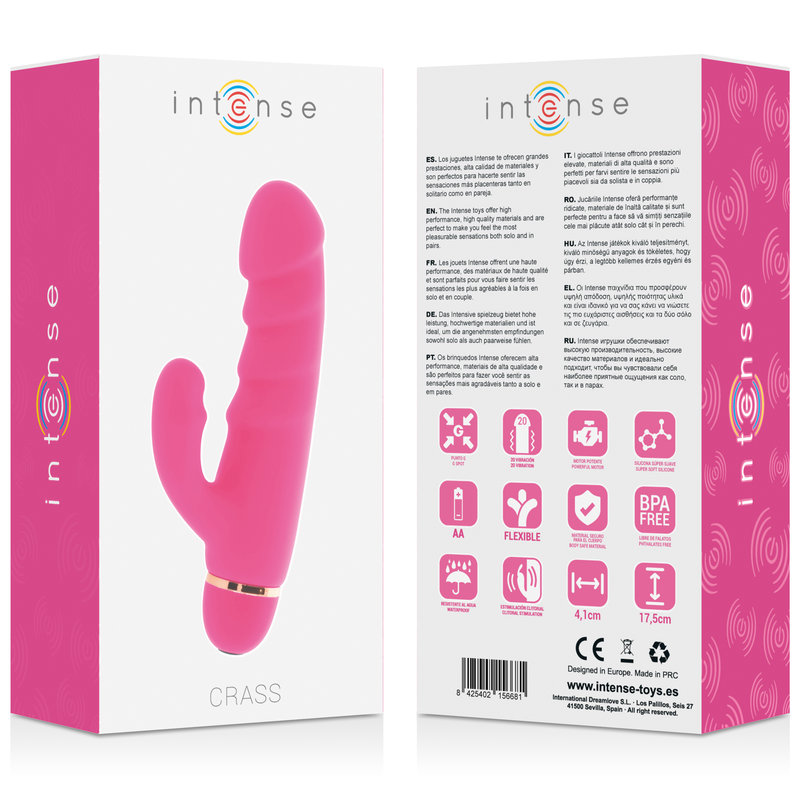 INTENSE - ROSE SILICONE CRASS 20 VITESSE
