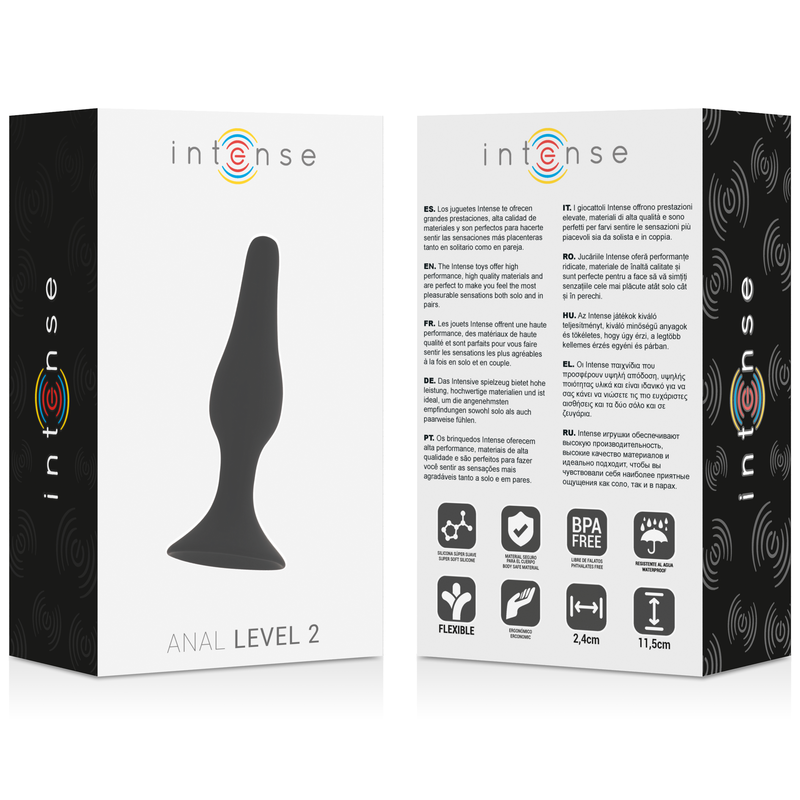 INTENSE - ANAL LEVEL 2 11.5 CM BLACK