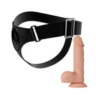PRETTY LOVE - IMBRAGATURA SLIP UNIVERSALE CON DILDO JERRY 21.8 CM NATURALE