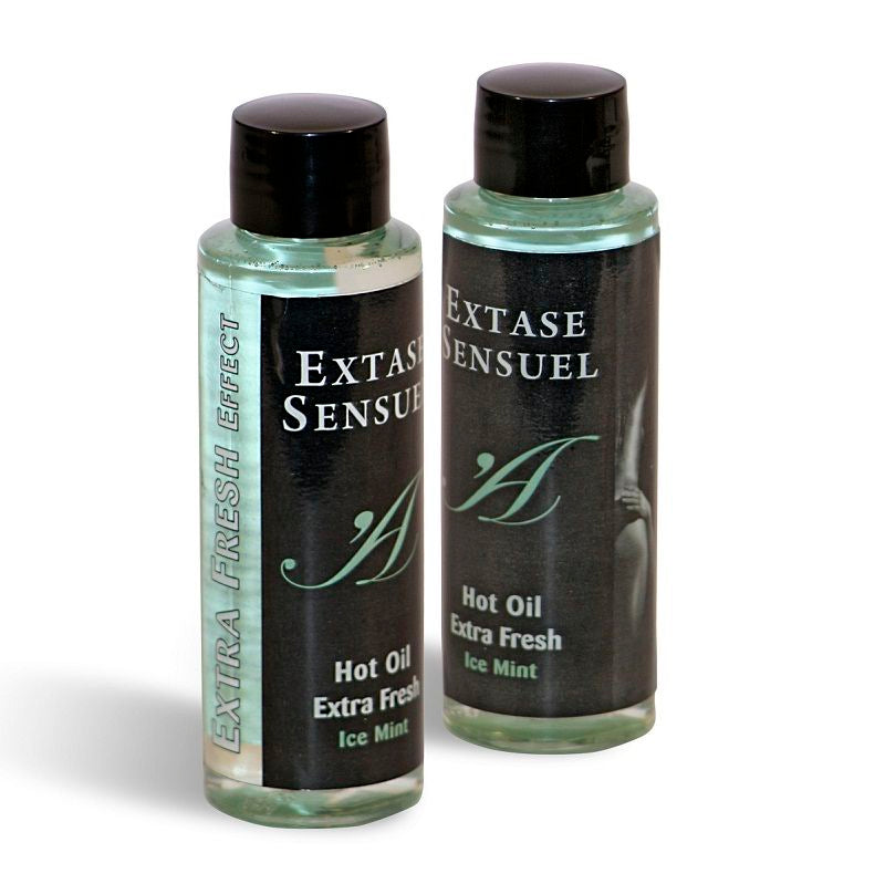 EXTASE SENSUAL - HUILE DE MASSAGE EXTRA FRAÎCHE À EFFET GLACÉ 100 ML