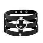 COQUETTE CHIC DESIRE - VEGAN LEATHER FETISH-STYLE CHOKER