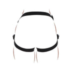 GET REAL - HARNAIS EN LACETS VIOLETTE AVEC SANGLE