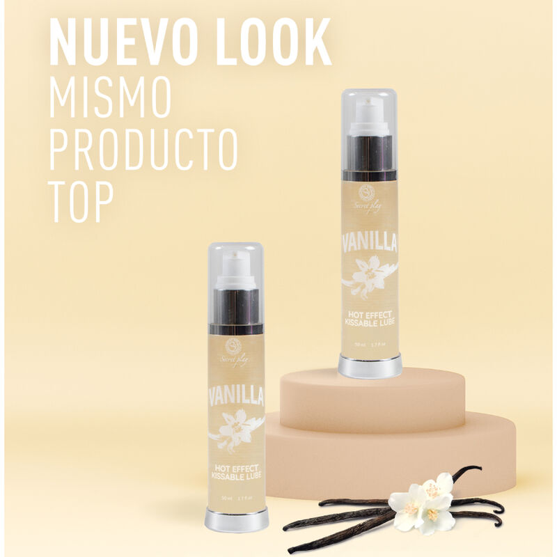 SECRETPLAY - 2-in-1 LUBRICANT WITH HEAT EFFECT, VANILLA 50 ML