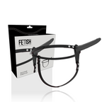 Harnais de soumission fétichiste - Silicone noir 15 cm