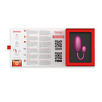 ONINDER - Œuf vibrant rose Tokyo 7,5 x 3,2 cm - Application gratuite