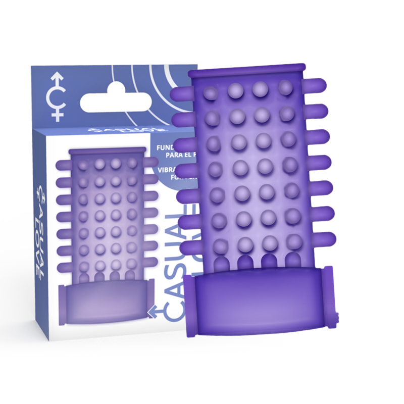 AMOUR DÉCONTRACTÉ - VIBRATEUR COUVERCLE PÉNIS ANNEAU LILAS