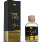 INTT MASSAGE &amp; SEXE ORAL - GEL DE MASSAGE AVEC BOISSON ÉNERGISANTE AROMATISÉE ET EFFET CHAUFFANT