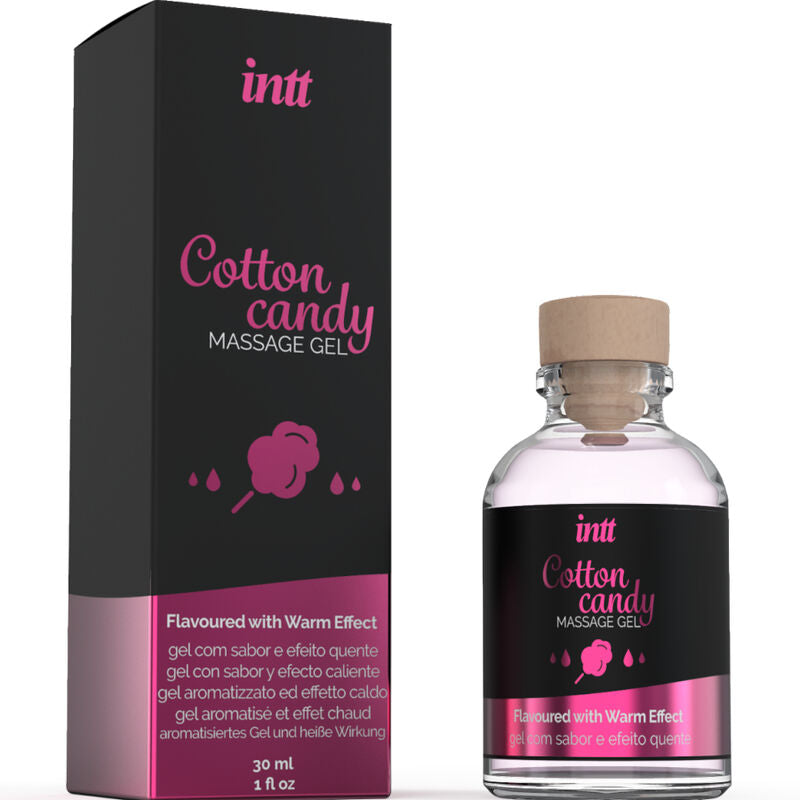 INTT MASSAGE &amp; SEXE ORAL - GEL DE MASSAGE AU GOÛT DE PAPA AVEC EFFET CHAUFFANT