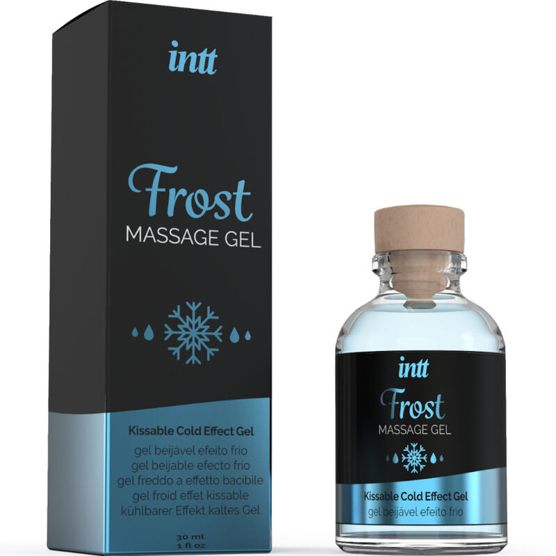 INTT MASSAGE &amp; SEXE ORAL - GEL DE MASSAGE À LA MENTHE AVEC EFFET FROID INTENSE