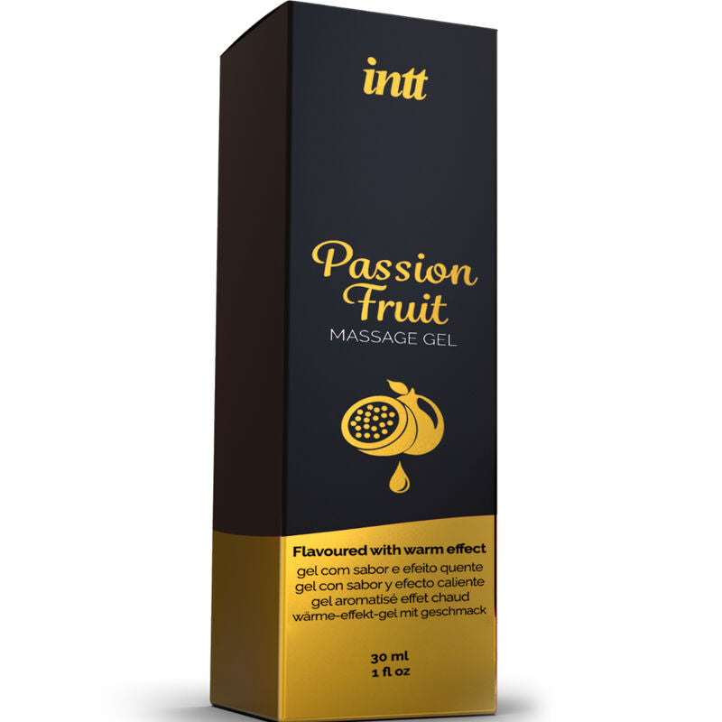 INTT MASSAGE &amp; SEXE ORAL - GEL DE MASSAGE À LA PASSION ET À L'EFFET CHAUFFANT