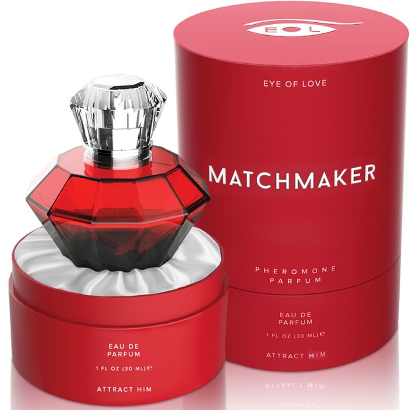 ŒIL D'AMOUR - PARFUM AUX PHÉROMONES MATCHMAKER DIAMANT ROUGE ATTIREZ-LE 30 ML